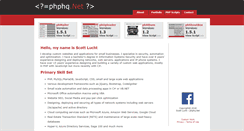 Desktop Screenshot of phphq.net
