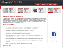 Tablet Screenshot of phphq.net